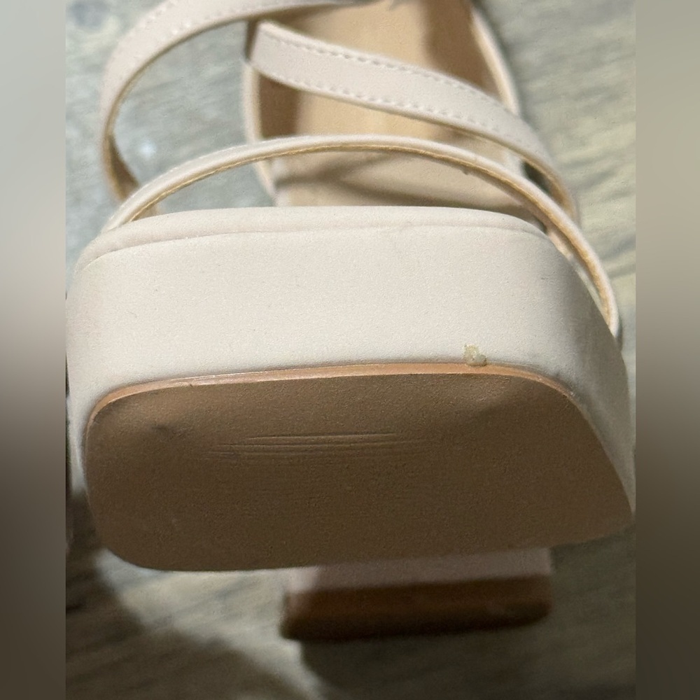 IDIFU Nude Block Heel Sandals - Picture 7 of 16